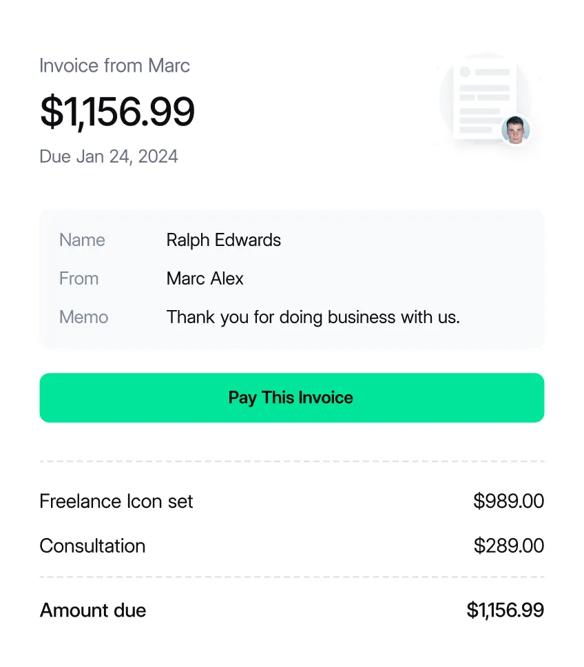 Recent activity widget
